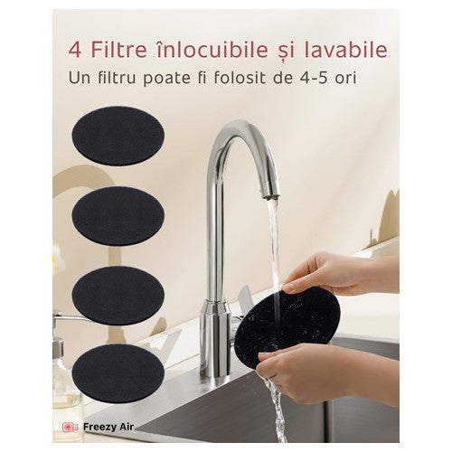Hota Portabila Cu Filtru Carbon Fara Evacuare Freezy Air AirPure One Hota Portabila Cu Filtru Carbon Fara Evacuare Freezy Air AirPure One